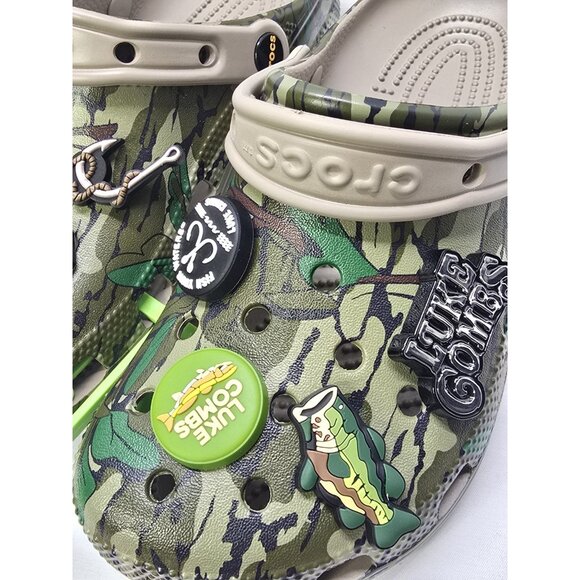 Luke Combs X Crocs Mens 4/ Womens 6 Classic Clog Bootlegger Camo- NEW - Picture 8 of 11